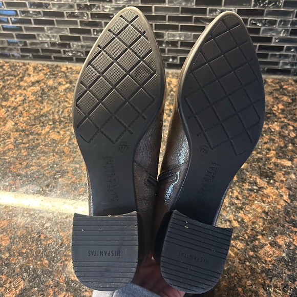 Hispanitas Guinivere Brown Leather Chelsea Ankle Boots Almond Toe - Picture 3 of 10